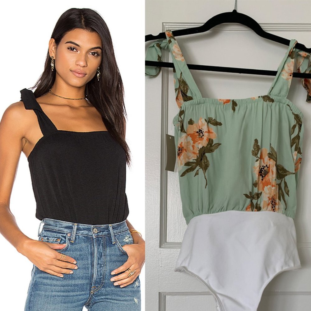 NWT Flynn Skye Karlie Bodysuit Printed - SZ XS/S